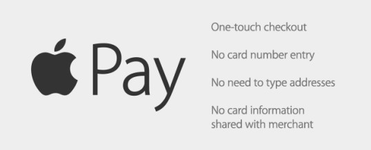 Now accepting Apple Pay